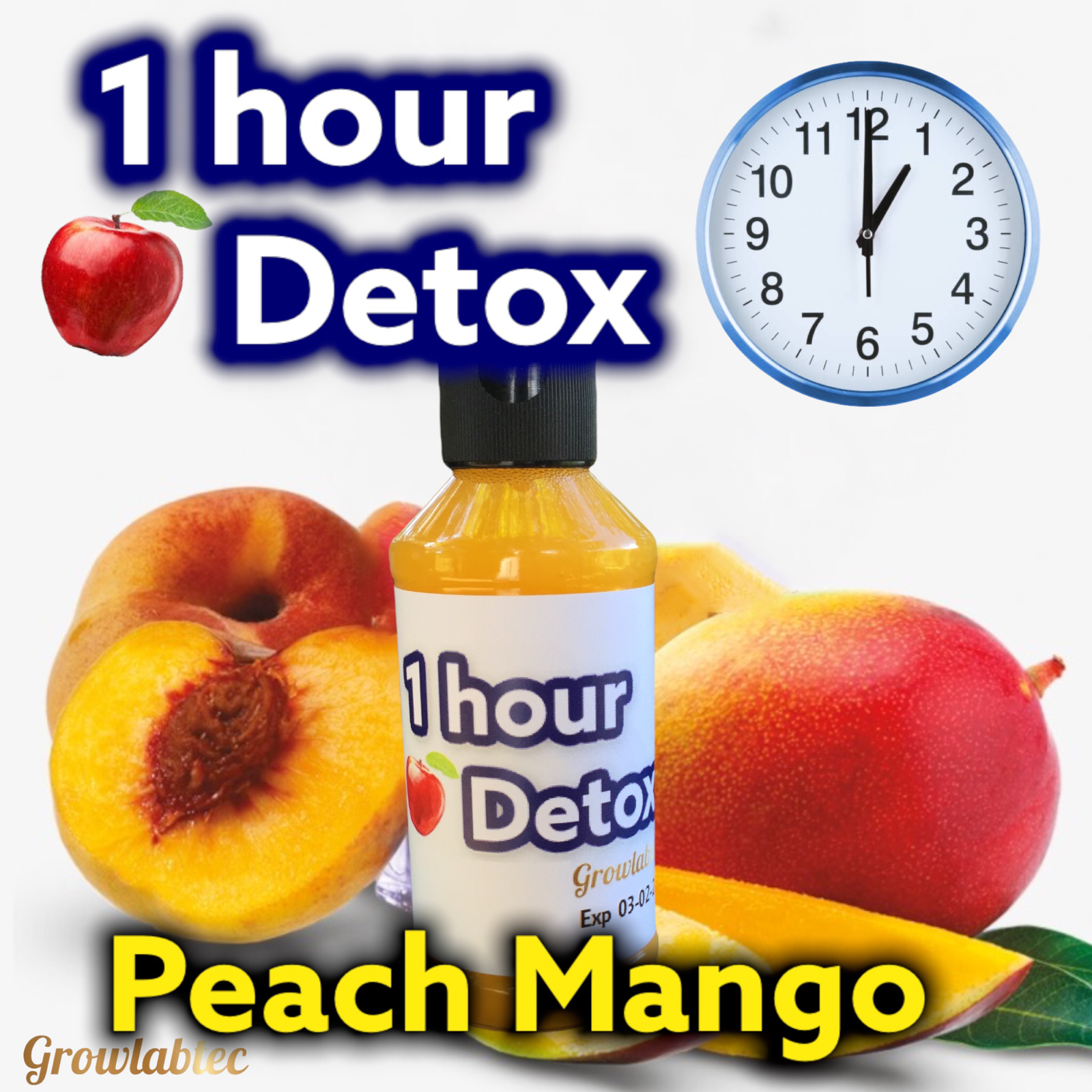 peach mango 1 hour detox
